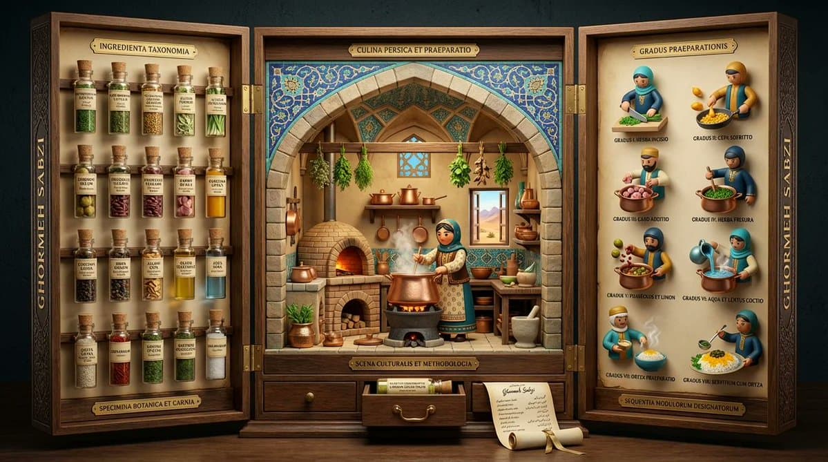 Medieval Altarpiece Display of a Famous Dish