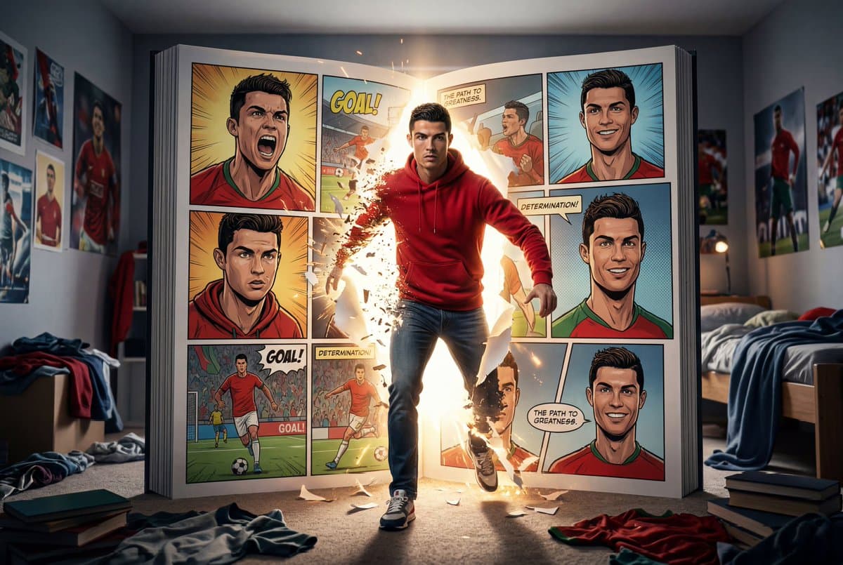 Man Stepping Out of a Comic Book