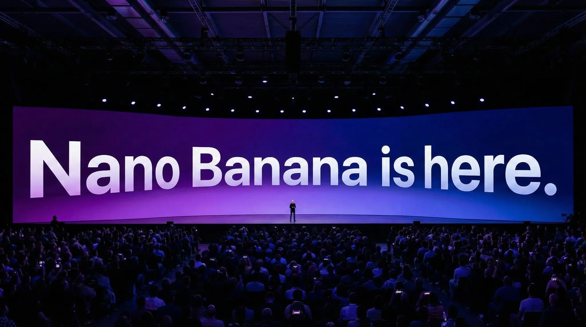 Grand Apple-style Product Launch Event