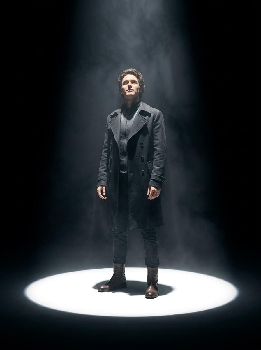 Cinematic Spotlight Portrait