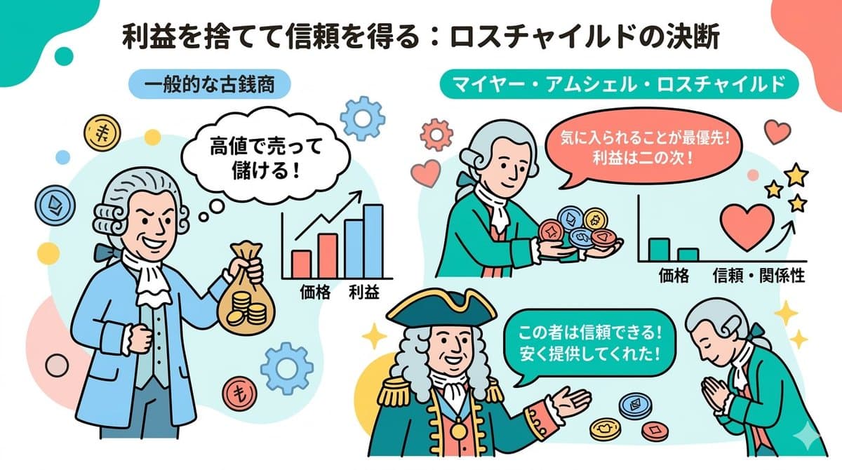 Rothschild's Strategic Coin Dealing