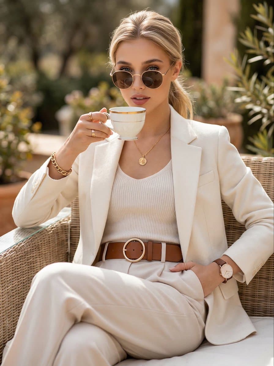 Editorial Fashion Portrait with Midday Sunlight