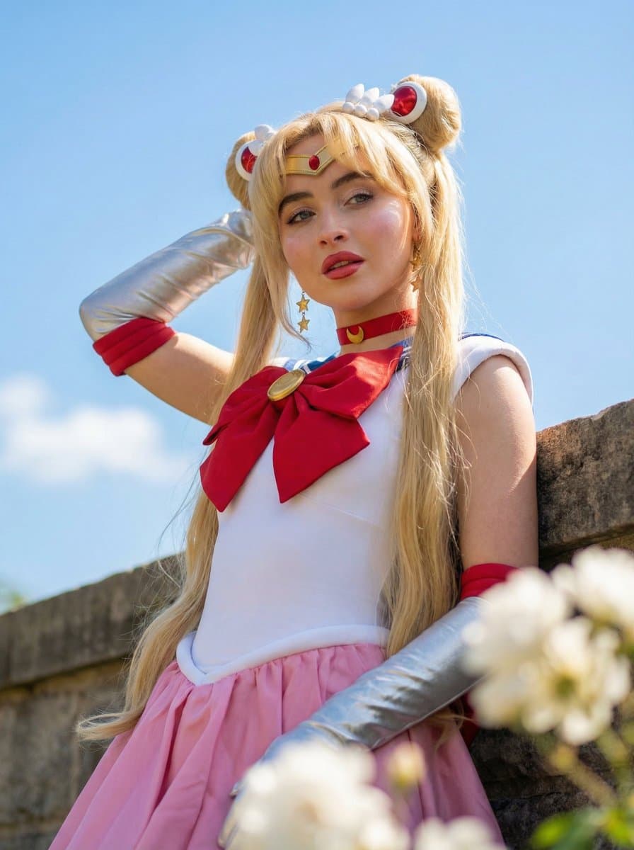 Sabrina Carpenter Magical Girl Cosplay Portrait