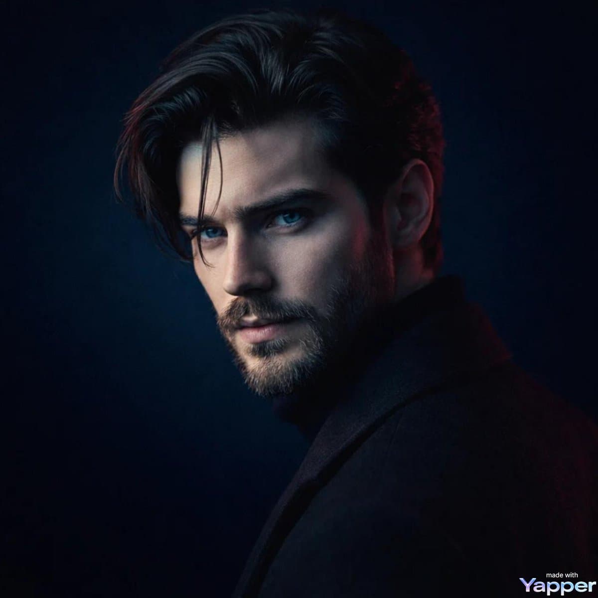 Cinematic Portrait of a Handsome Young Man