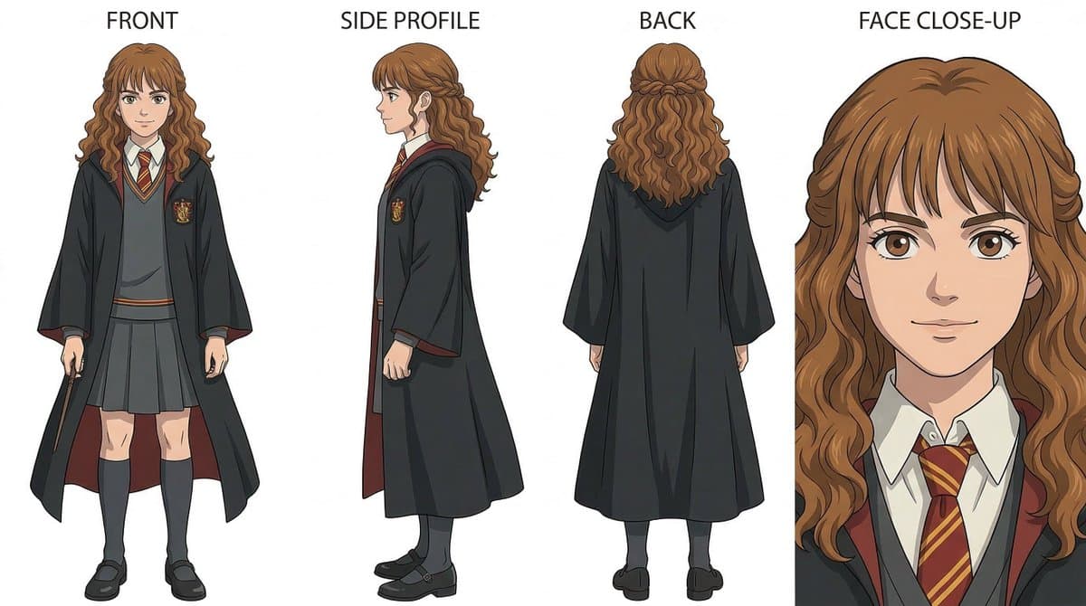 Character Turnaround from Image