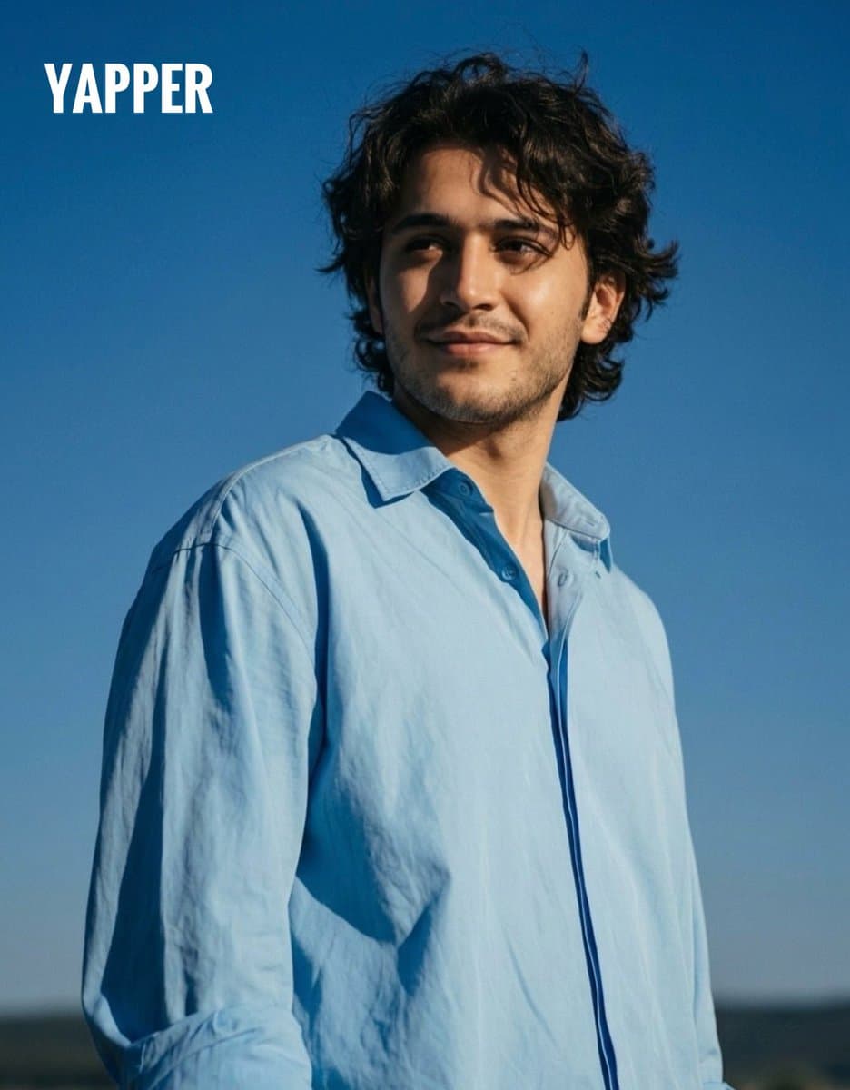 Cinematic Outdoor Portrait of Young Man