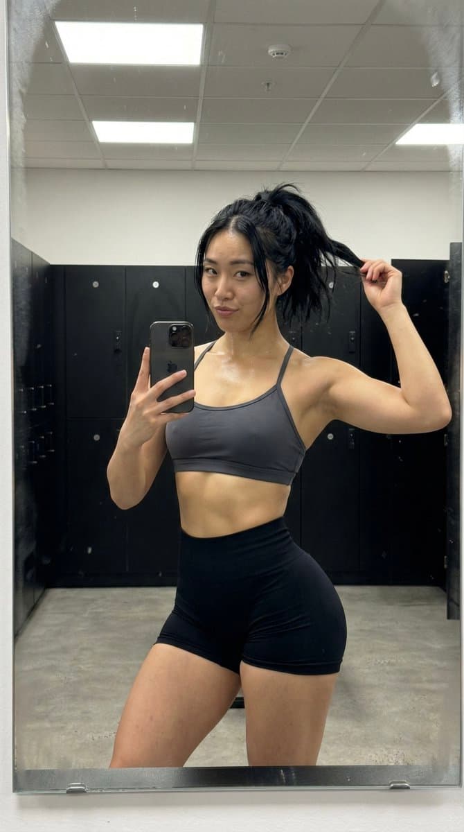 Gym Mirror Selfie
