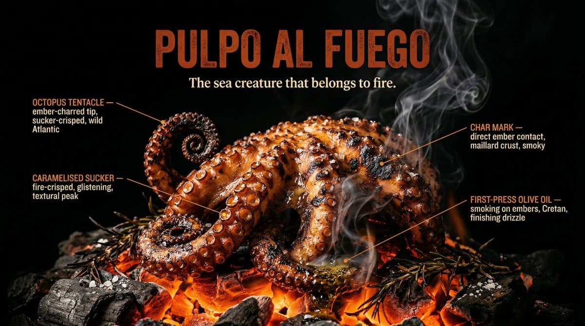Dramatic Fire-Cooked Dish Photography