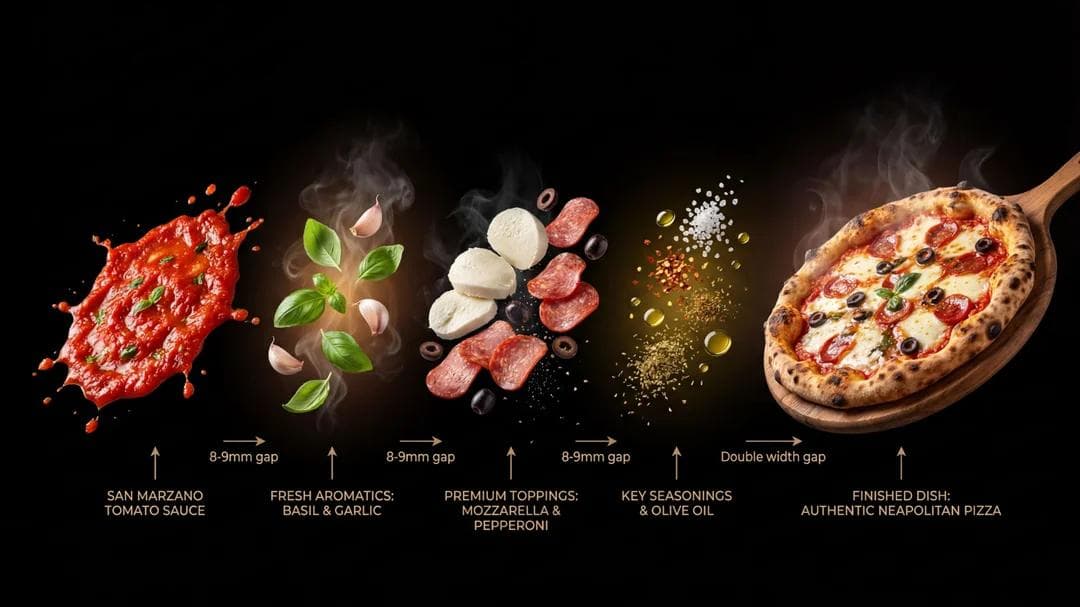 Deconstructed Tiramisu Culinary Promotional Poster