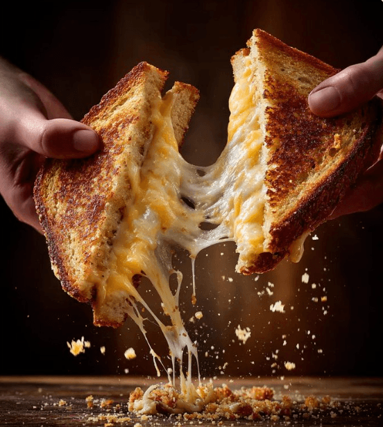 Grilled Cheese Sandwich Pull Apart