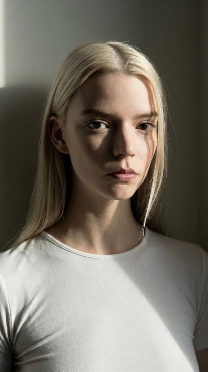 Anya Taylor-Joy Inspired Editorial Portrait
