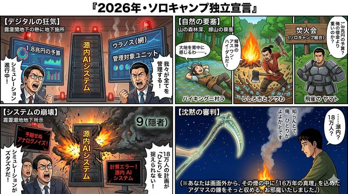 Solo Camping Declaration of Independence Manga