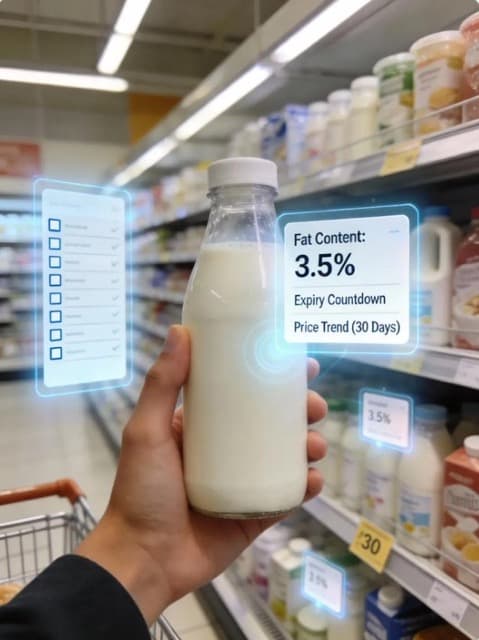 AR Supermarket Shopping Experience POV