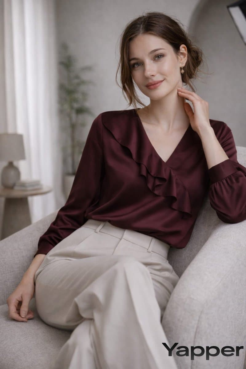 Fashion Editorial in Minimalist Studio