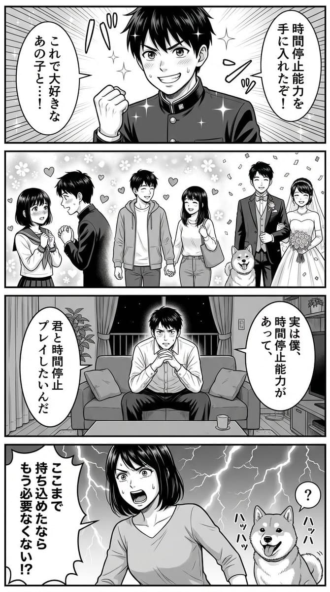 Time-Stopping Power: A Romantic Comedy Manga