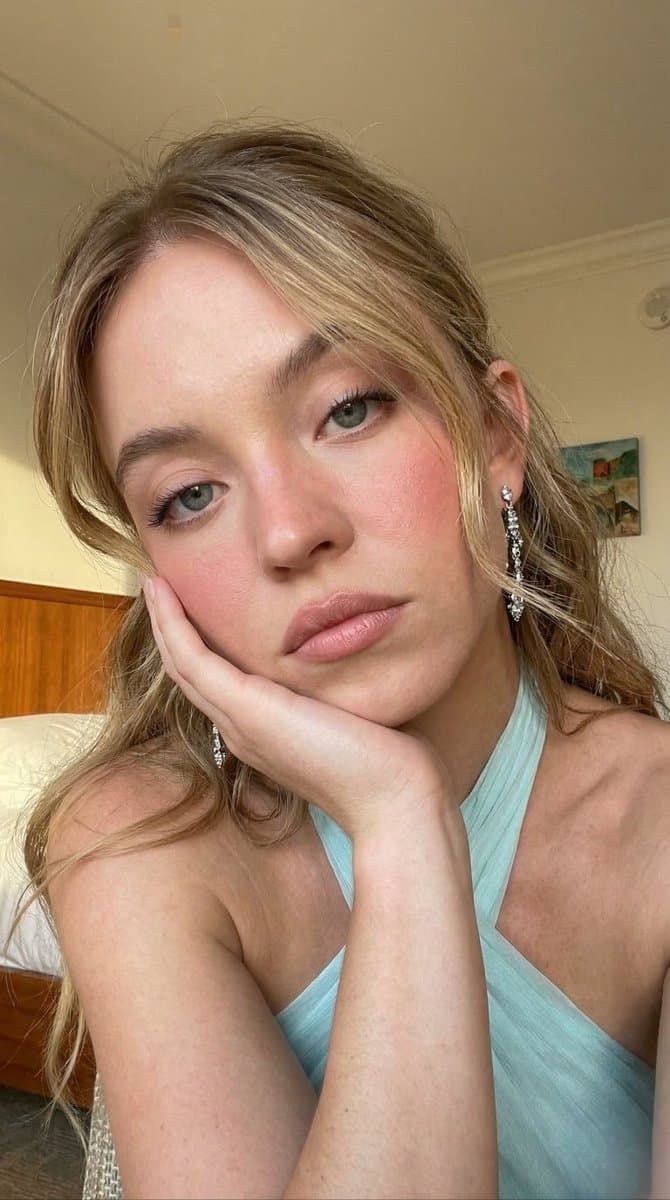 Dreamy Close-Up Selfie Portrait in Bedroom