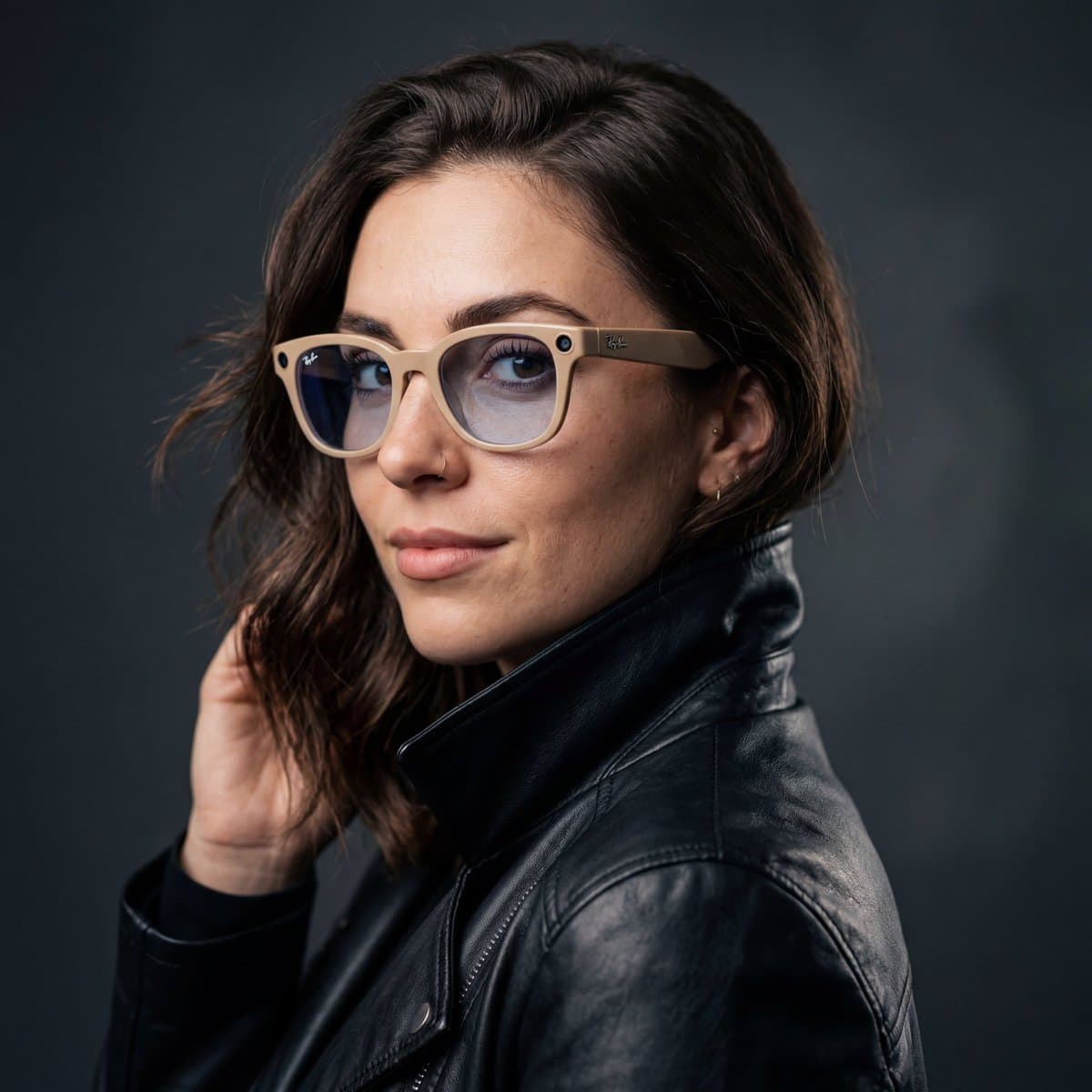 Cinematic Studio Portrait with Smart Glasses