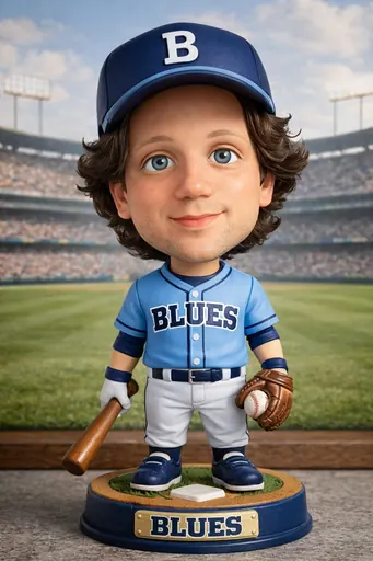 Classic Baseball Bobblehead Transformation